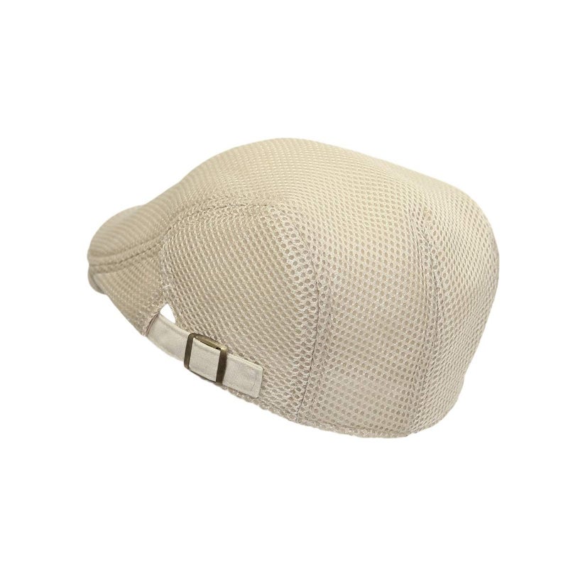WITHMOONS Ivy Cap Summer Mesh Newsboy Irish Golf Hats MZ30038 (Mesh_Beige) - Image 5